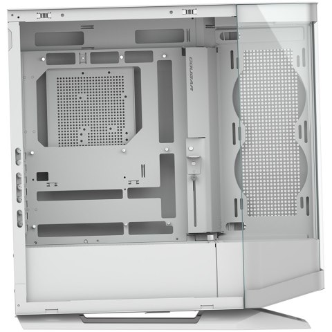 COUGAR | FV270 White | PC Case | Mid tower / Tempered, Curved Glass Perimeter / Quick Detachable Air Filters / Up to 9 Fans (1x1