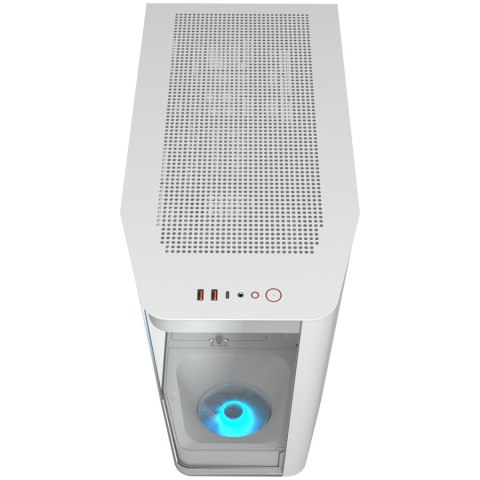 COUGAR | FV270 White | PC Case | Mid tower / Tempered, Curved Glass Perimeter / Quick Detachable Air Filters / Up to 9 Fans (1x1