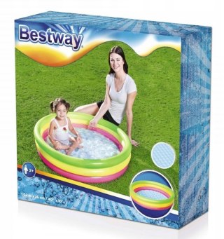 BESTWAY Basen Dmuchany Tęcza 102 cm x 25 cm 51104