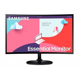 Samsung Monitor 24" VA 1920x1080 FHD 16:9 1xD-sub 1xHDMI 4ms (GTG) zakrzywiony