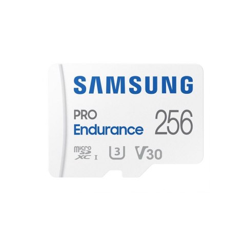 Samsung karta pamięci flash PRO Endurance + adapter | 256 GB | white