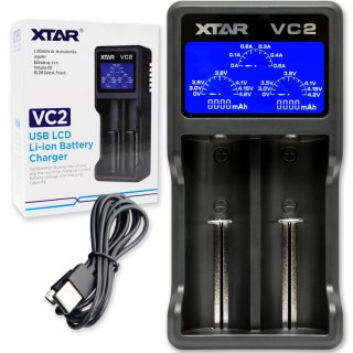 XTAR Ładowarka do akumulatorów 18650 VC2