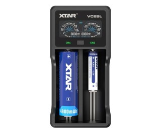 XTAR Ładowarka do akumulatorów cylindrycznych LI-ION / NI-MH / NI-CD 18650 VC2S