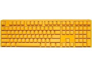 Ducky One 3 Yellow Gaming Tastatur, RGB LED - MX-Red (US)