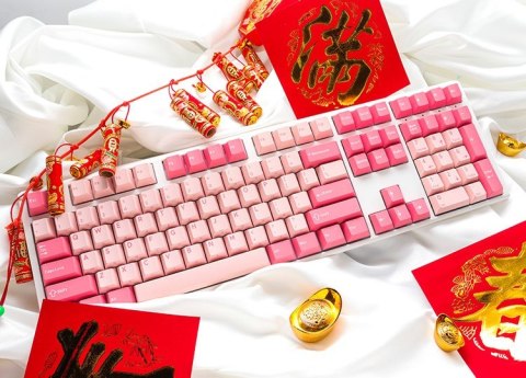 Ducky One 3 Gossamer Pink Gaming Tastatur - MX-Red (US)