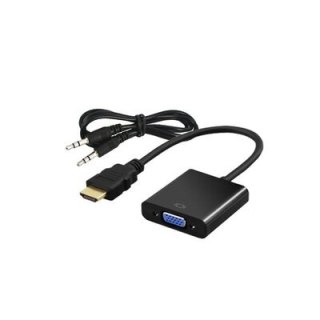 Kabel adapter Savio CL-23/B HDMI - VGA