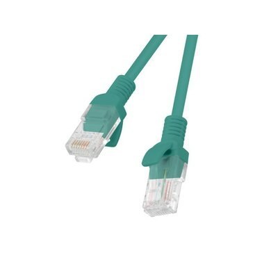 Patch cord Lanberg UTP kat.5e 0,5m zielony