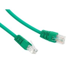 Patch cord UTP kat. 6 0,25 m zielony Gembird