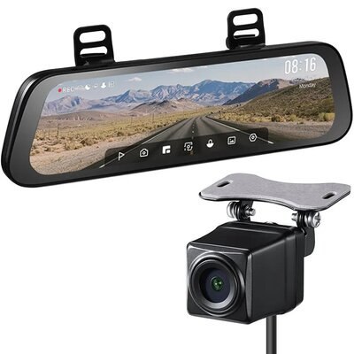 Wideorejestrator 70mai Rearview Dash Cam S500 3K set