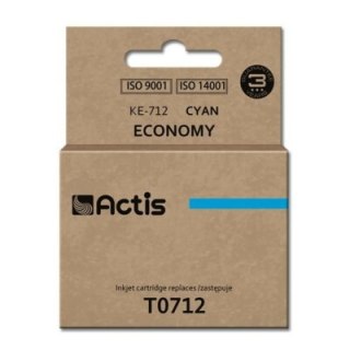 Tusz Actis KE-712 (do drukarki Epson, zamiennik T0712 C13T071240 standard) 13,5ml cyan