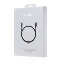 AUKEY CB-AC1 nylonowy kabel Quick Charge USB C-USB 3.1 | FCP | AFC | 1.2m | 5 Gbps | 3A | 60W PD | 20V