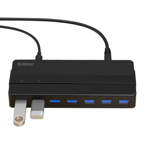 " Adapter Hub Orico 7xUSB 3.0 (czarny)"