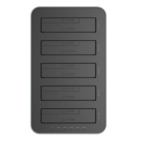 Stacja dokująca Orico do dysków HDD / SSD 2,5 / 3,5", 5Gbps, USB-C do USB-C/A z funkcją klonowania (czarna)