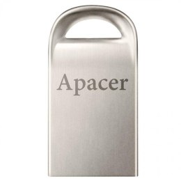 Apacer USB flash disk, USB 2.0, 64GB, AH115, srebrny, AP64GAH115S-1, USB A, z oczkiem na brelok