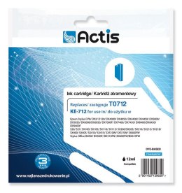 Actis KE-712 Tusz (zamiennik Epson T0712, T0892, T1002; Standard; 13.5 ml; niebieski)