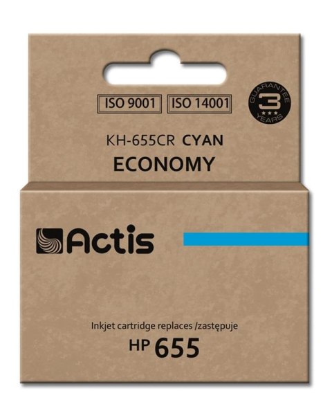 Actis KH-655CR Tusz (zamiennik HP 655 CZ110AE; Standard; 12 ml; niebieski)