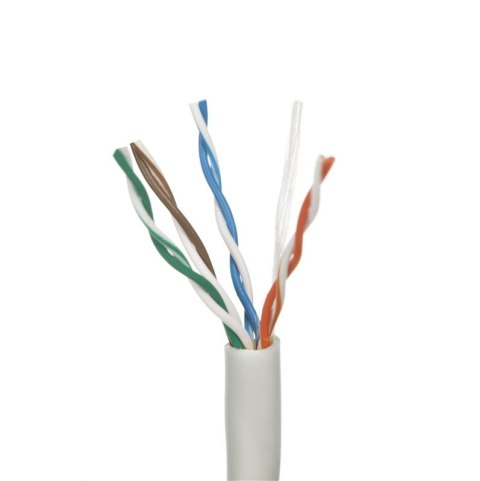 Kabel sieciowy A-LAN linka 100% miedź KIU5LINKA305 (305m; kat. 5e; kolor szary)