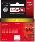 Activejet ACC-521YN Tusz (zamiennik Canon CLI-521Y; Supreme; 10 ml; żółty)