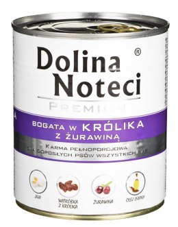 DOLINA NOTECI Premium bogata w królika z żurawiną - mokra karma dla psa - 800 g