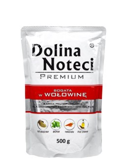 DOLINA NOTECI Premium wołowina - mokra karma dla psa - 500g