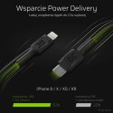Kabel Green Cell GC Power Stream USB-C - Lightning 100cm dla iPhone, iPad, iPod, Power Delivery (Apple MFi Certified)
