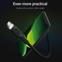 Kabel Green Cell GC Ray USB - Lightning 120cm do iPhone, iPad, iPod, biały LED, szybkie ładowanie