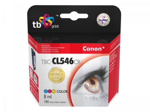 TB Print Tusz TB do Canon PIXMA iP2850/MG2950/2550/2450/MX495 TBC-CL546CR ref.