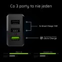 Ładowarka sieciowa CHARGC03 GC ChargeSource 3 3xUSB 30W z szybkim ładowaniem Ultra Charge i Smart Charge