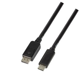 LogiLink Kabel USB 3.2 Gen 1 x 1 USB-C do DisplayPort 1.2, dł.1.8m