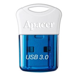 Apacer USB flash disk, USB 3.0, 32GB, AH157, niebieski, AP32GAH157U-1, USB A, z osłoną