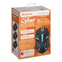 Mysz przewodowa, Defender Cyber MB-560L, czarna, optyczna, 1200DPI