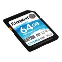 Kingston Karta microSD 64GB Canvas Go Plus 170/70MB/s Adapter SDCG3/64GB + natychmiastowa wysyłka do godziny 18