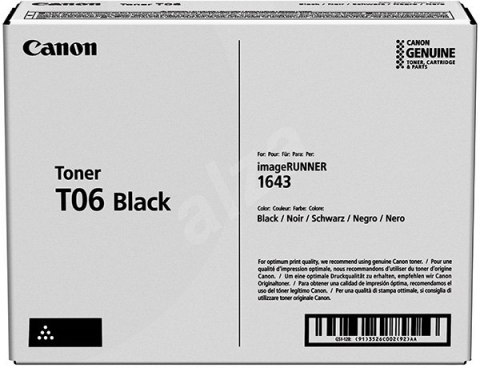 Canon oryginalny toner T06 BK, 3526C002, black, 20500s