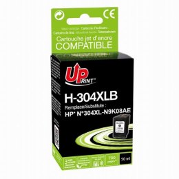 UPrint kompatybilny ink / tusz z N9K08AE, HP 304XL, H-304XLB, black, 700s, 20ml