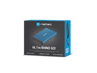 OBUDOWA HDD/SSD ZEWNĘTRZNA NATEC RHINO GO SATA 2.5" USB 3.0 NIEBIESKA